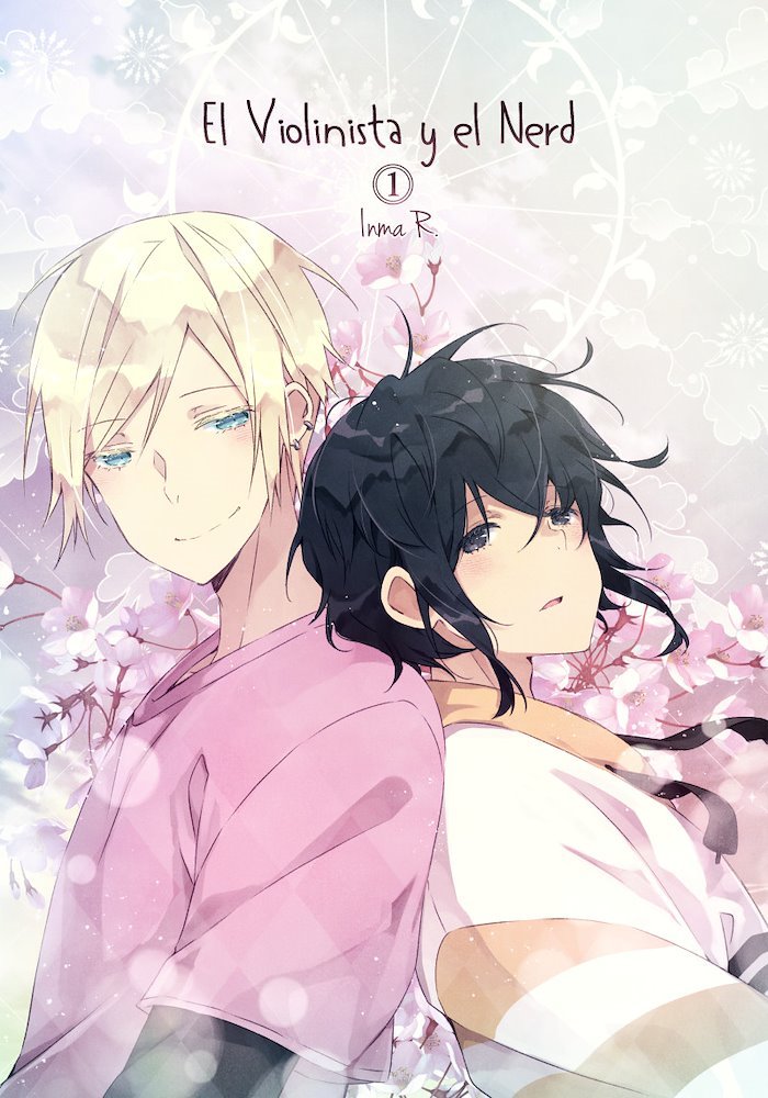 Portada del cómic Boys love "El violinista y el nerd" de la autora española Inma R.